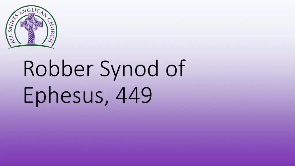 robber synod of ephesus 449