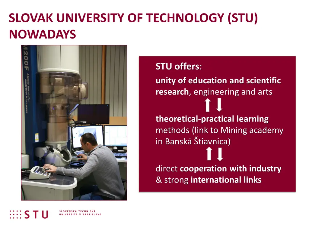 slovak university of technology stu nowadays 1