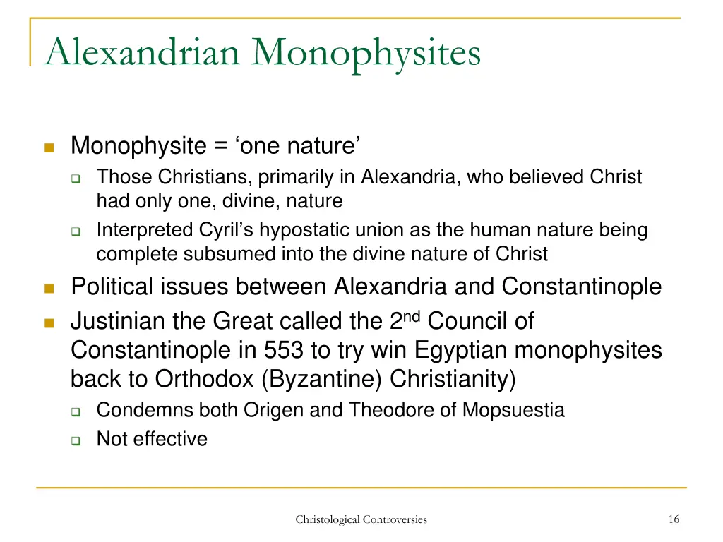 alexandrian monophysites