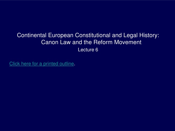 continental european constitutional and legal