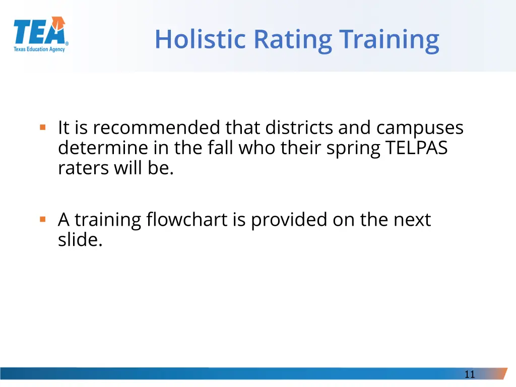 holistic rating training