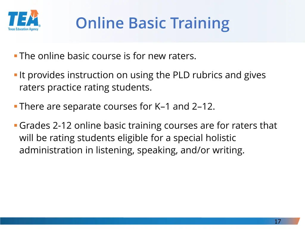 online basic training