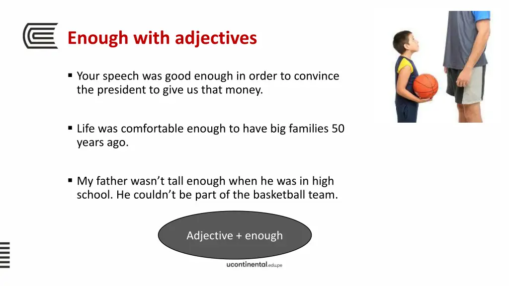 enough with adjectives