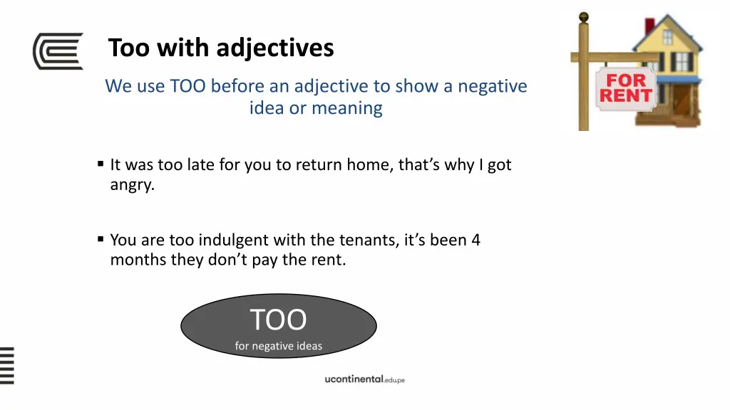 too with adjectives