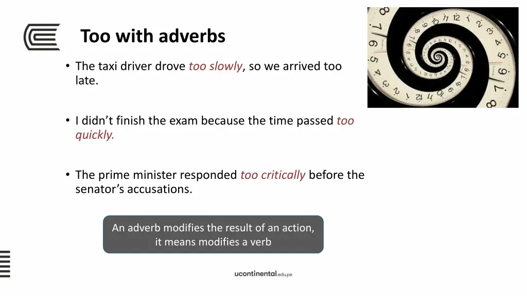 too with adverbs