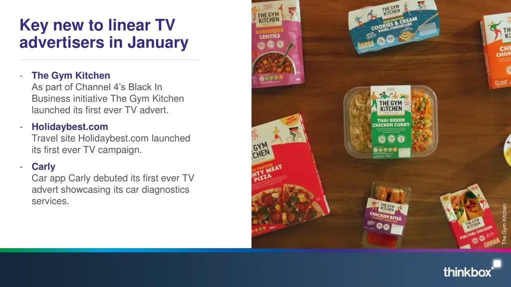 key new to linear tv advertisers in january