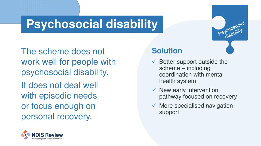 psychosocial disability