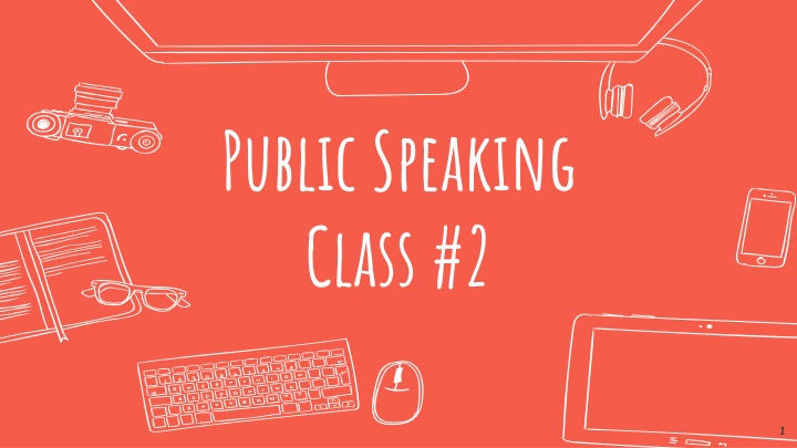 public speaking class 2