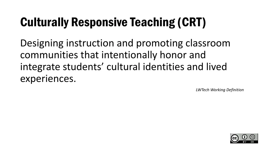 culturally responsive teaching crt 2