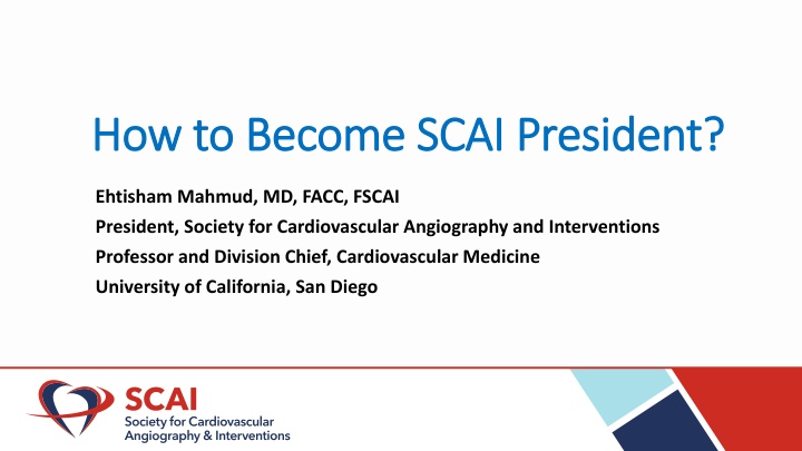 how to become scai president how to become scai