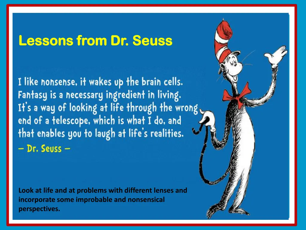 lessons from dr seuss lessons from dr seuss