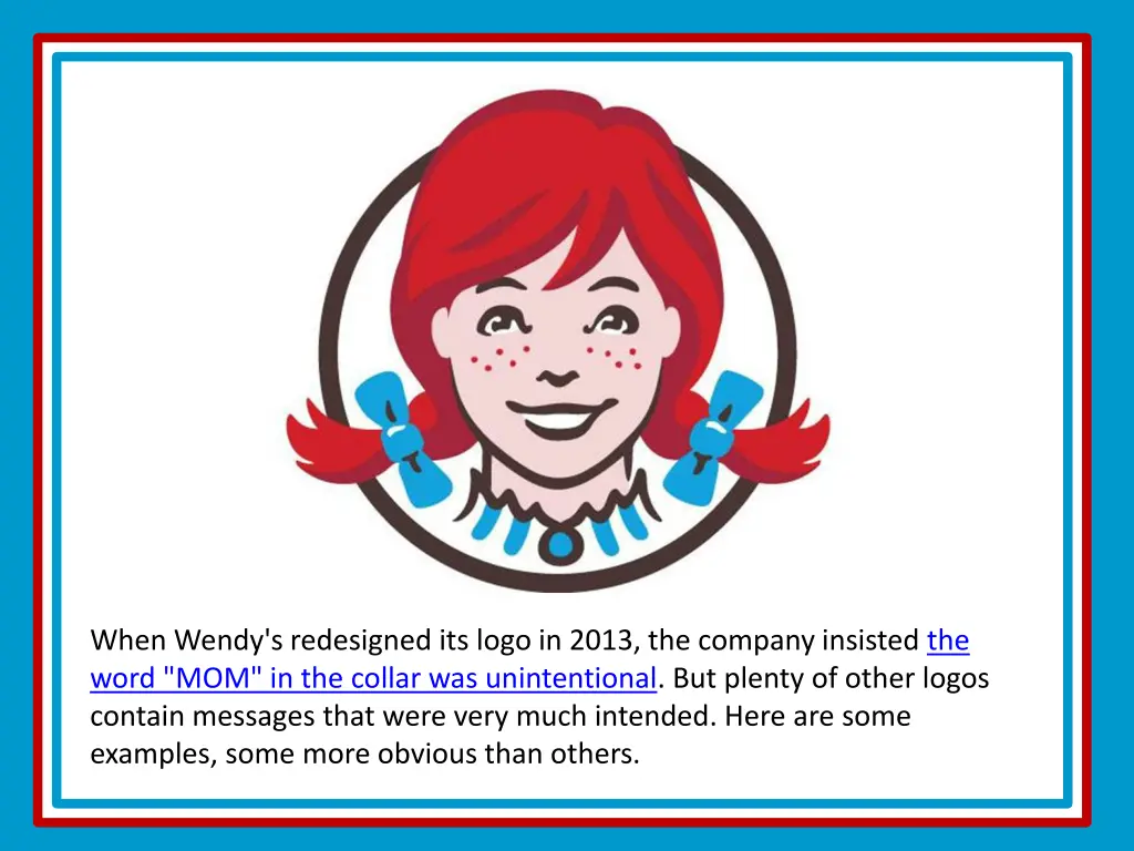 when wendy s redesigned its logo in 2013