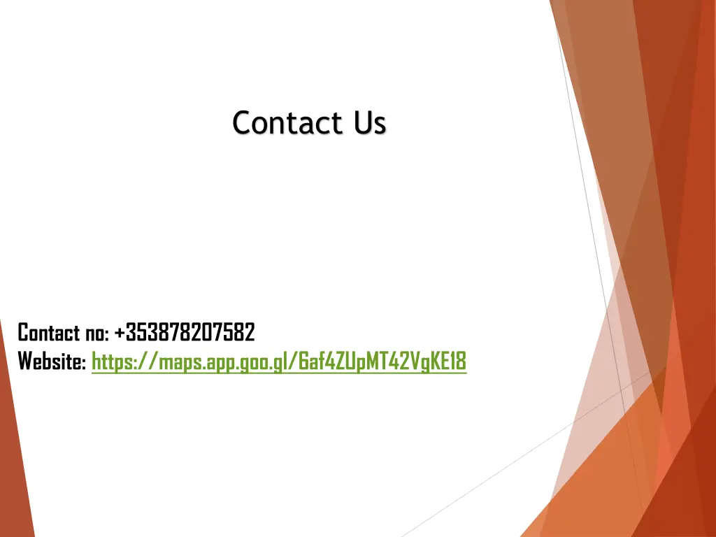 contact us