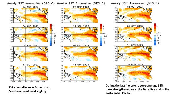 sst anomalies near ecuador and peru sst anomalies