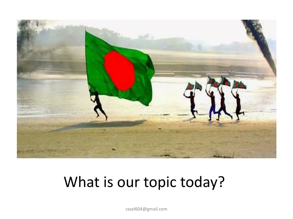 what is our topic today