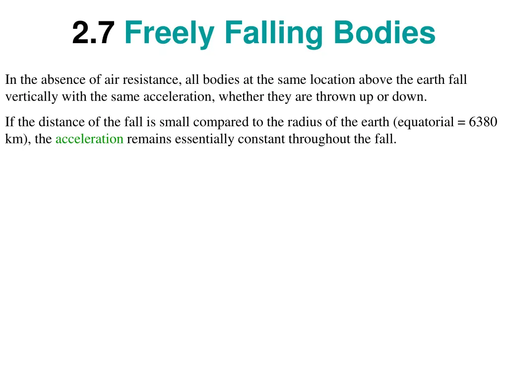 2 7 freely falling bodies 2