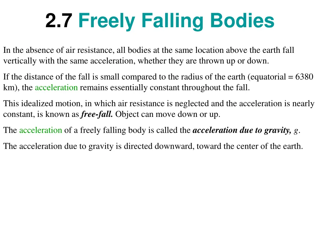 2 7 freely falling bodies 5