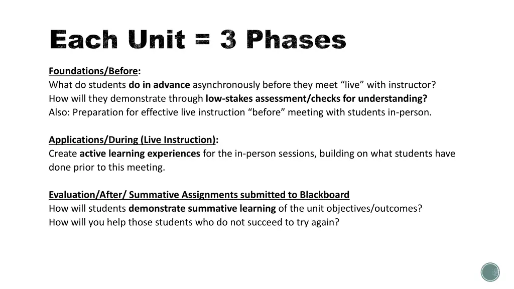 each unit 3 phases