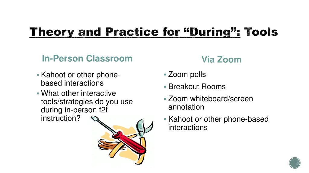 theory and practice for during theory 2