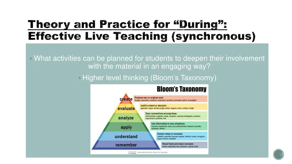 theory and practice for during theory