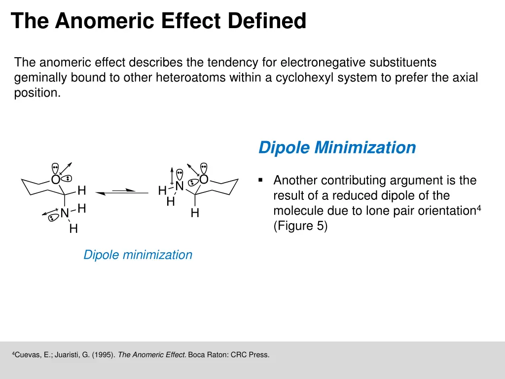 the anomeric effect defined 1