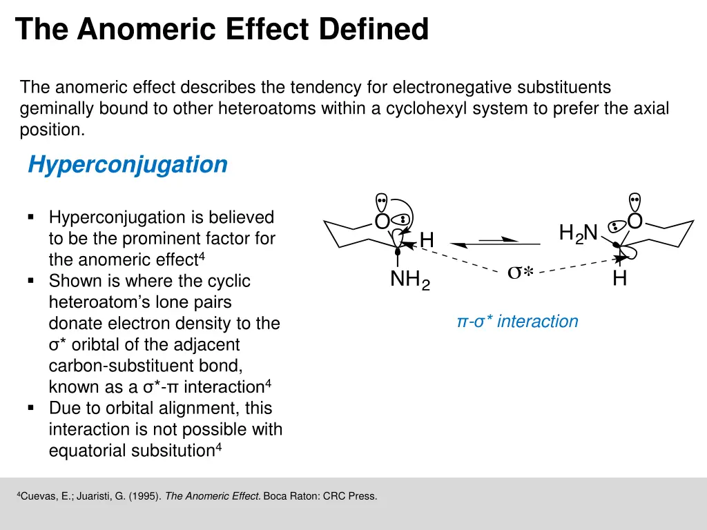 the anomeric effect defined