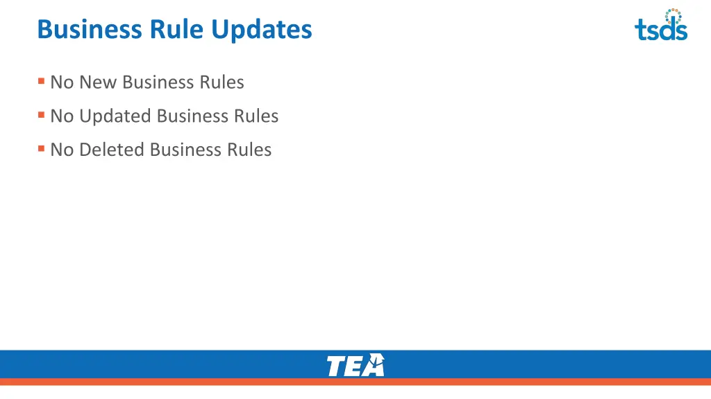 business rule updates