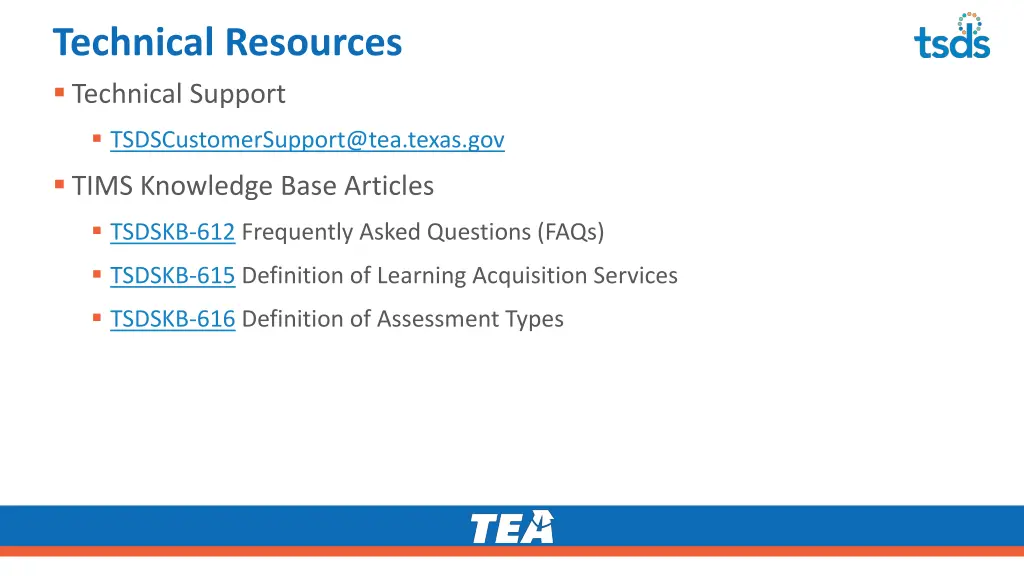 technical resources technical support