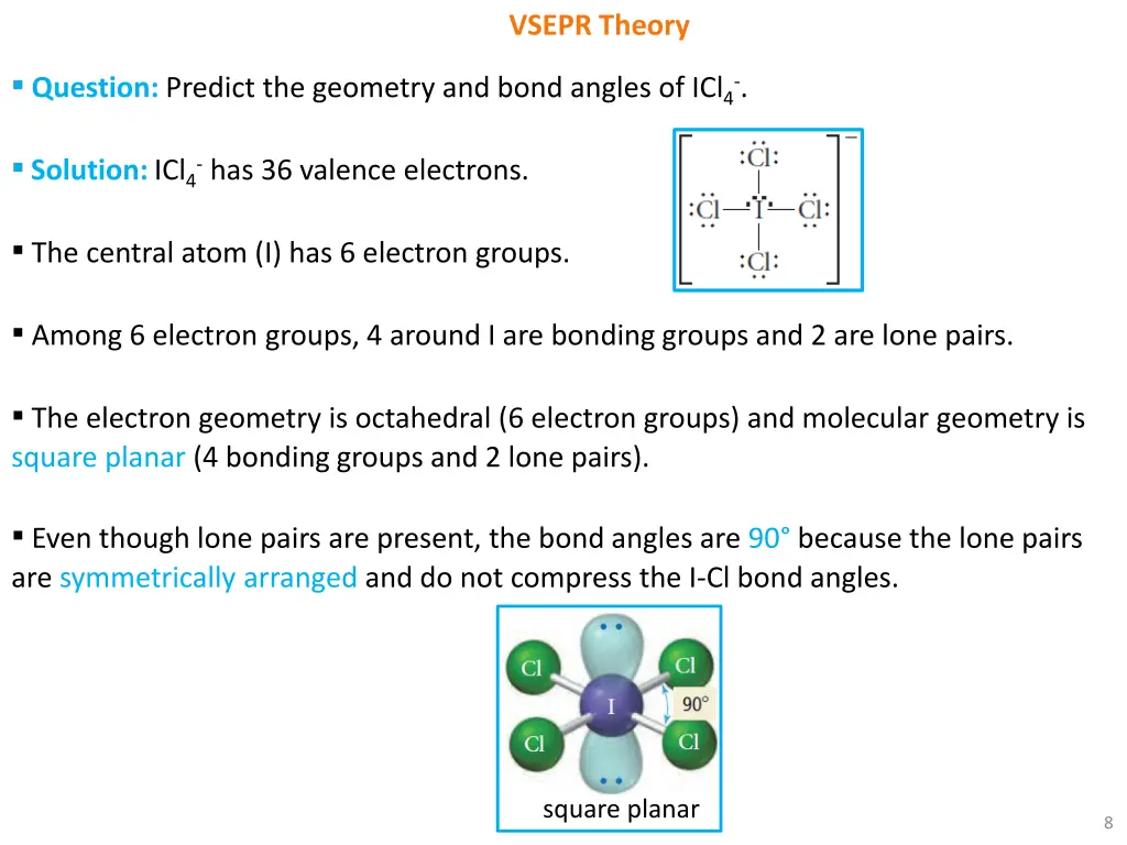 vsepr theory 2