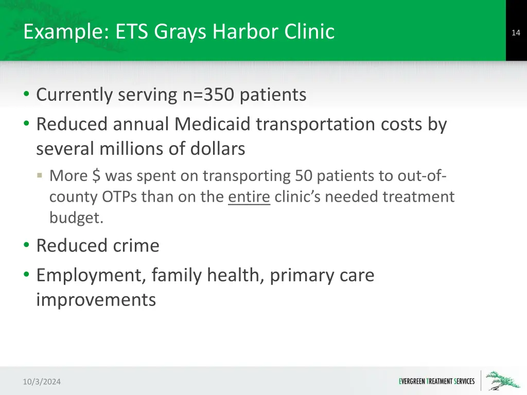 example ets grays harbor clinic 1