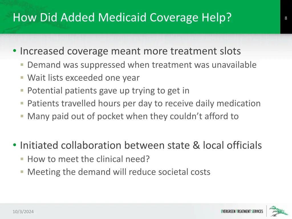 how did added medicaid coverage help