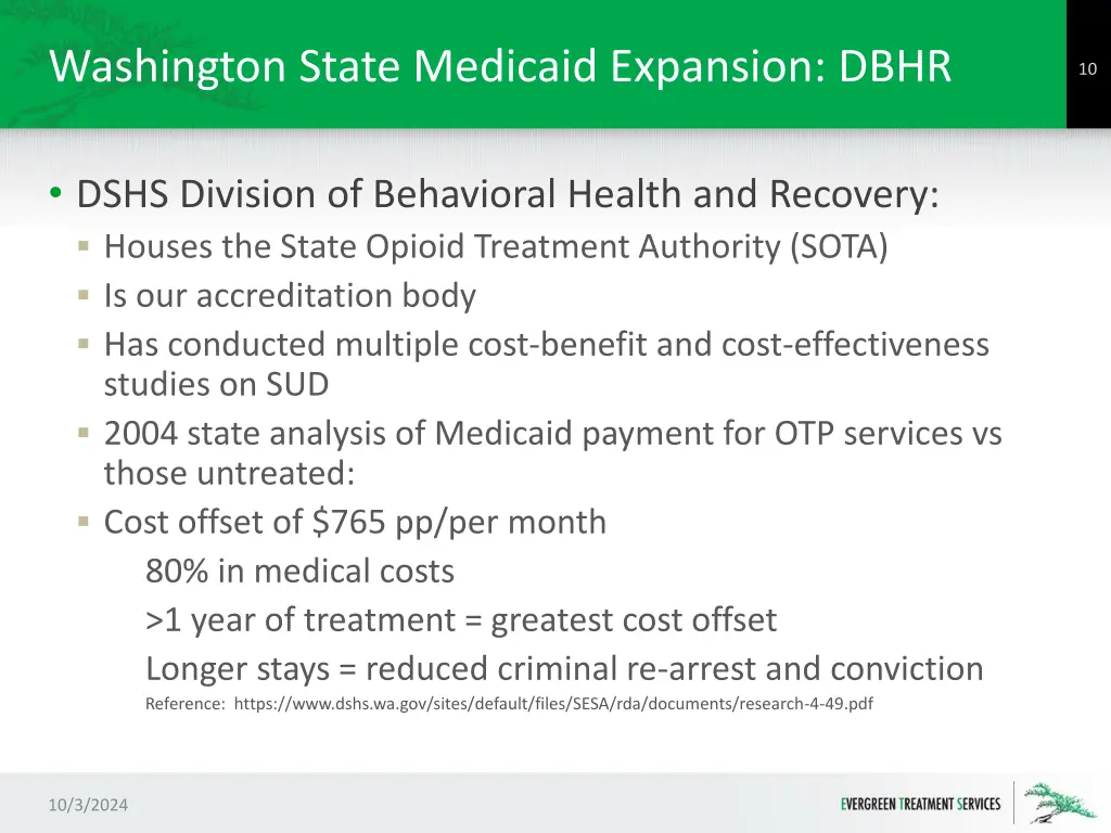 washington state medicaid expansion dbhr