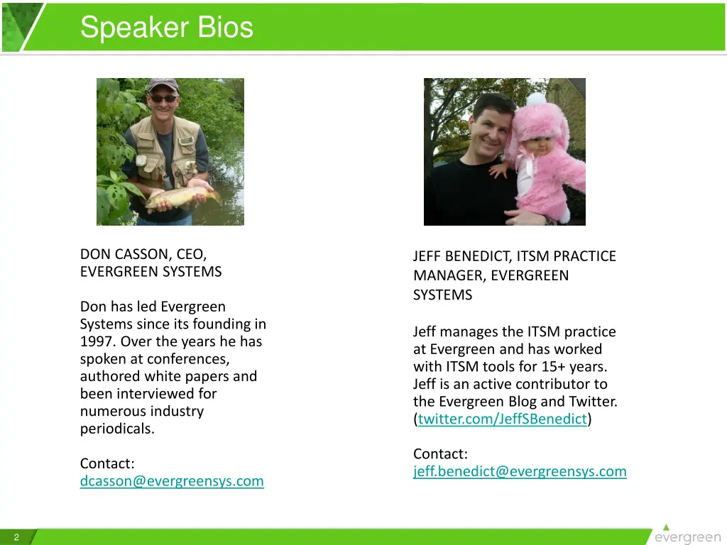 speaker bios