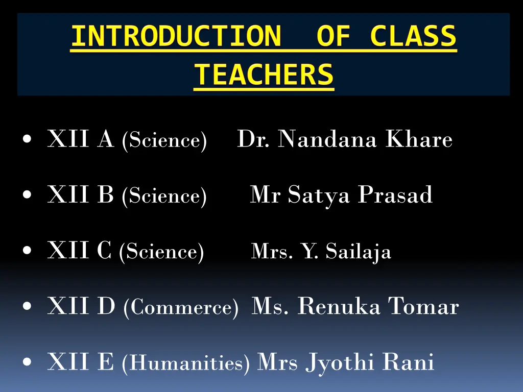 xii a science dr nandana khare