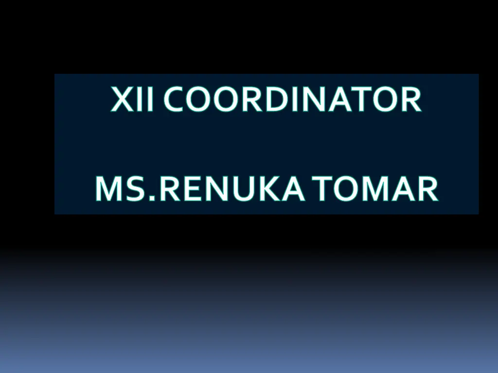 xii coordinator