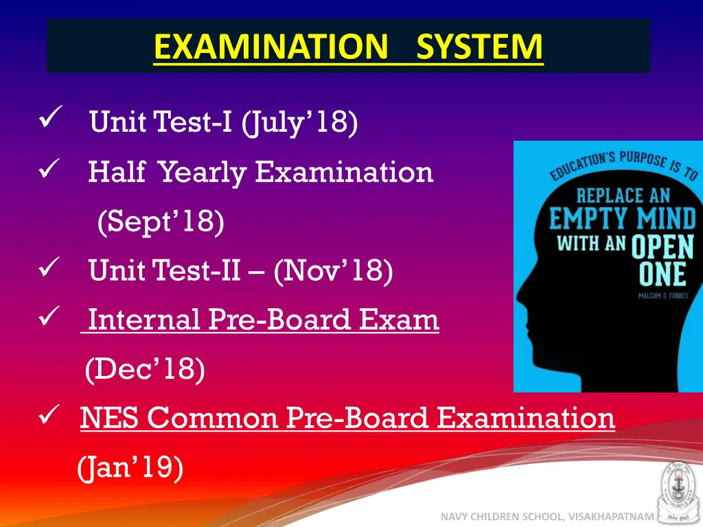 examination system