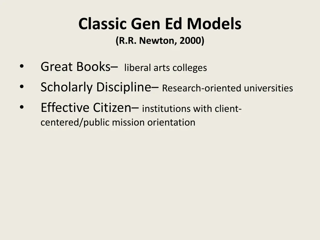 classic gen ed models r r newton 2000