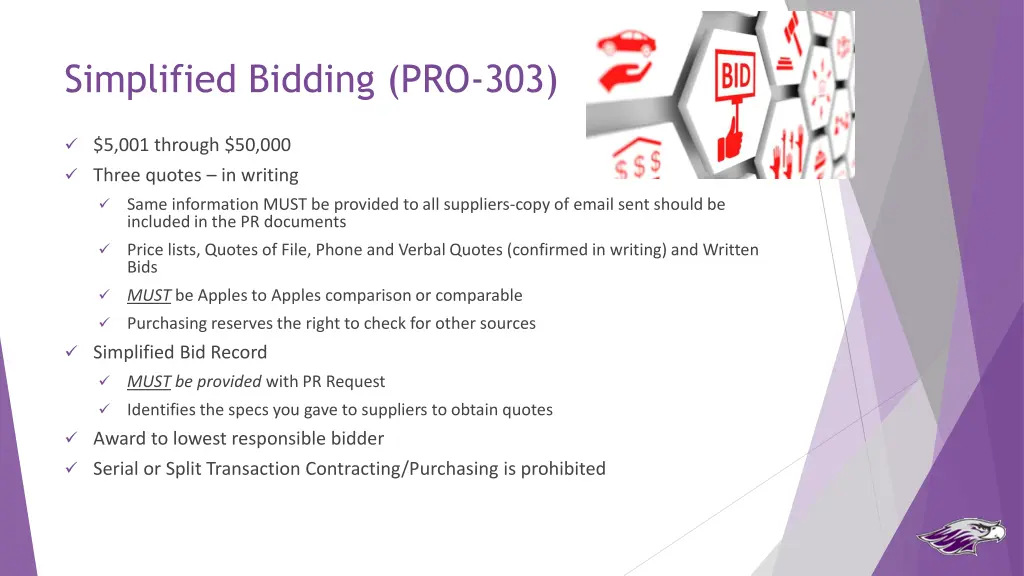 simplified bidding pro 303