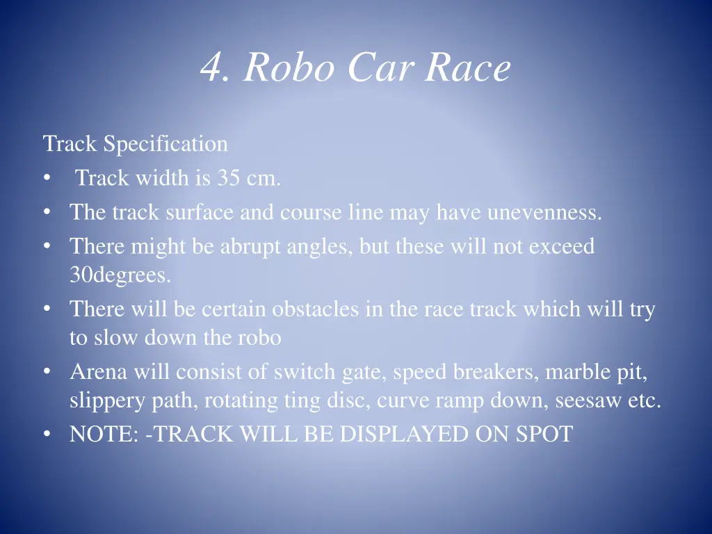 4 robo car race