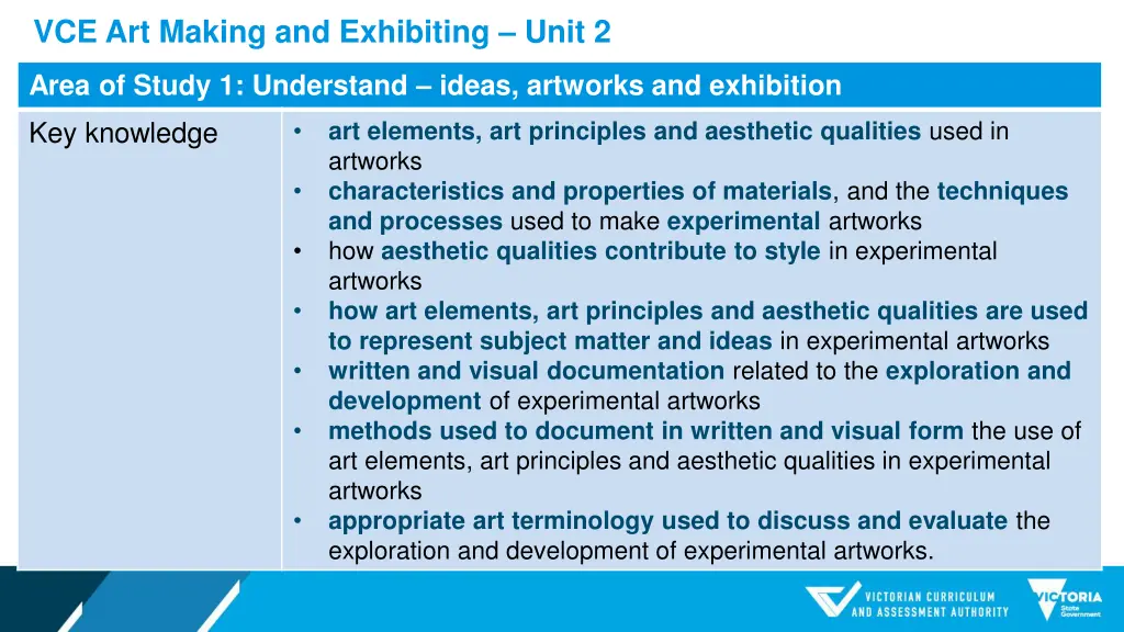 vce art making and exhibiting unit 2 2