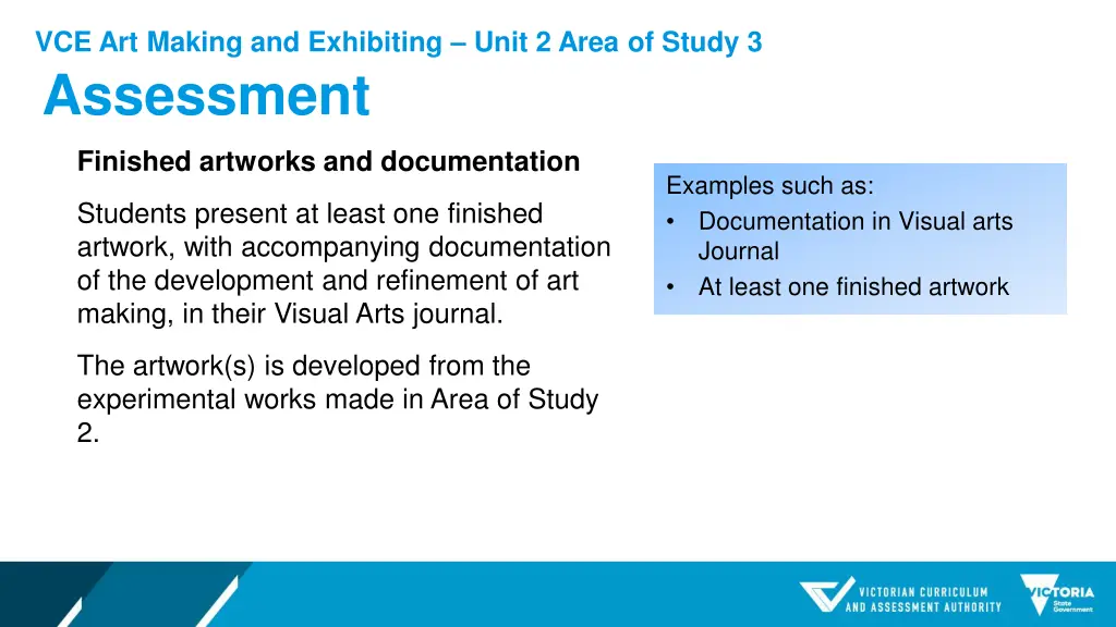 vce art making and exhibiting unit 2 area 11