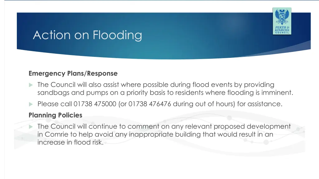 action on flooding 8