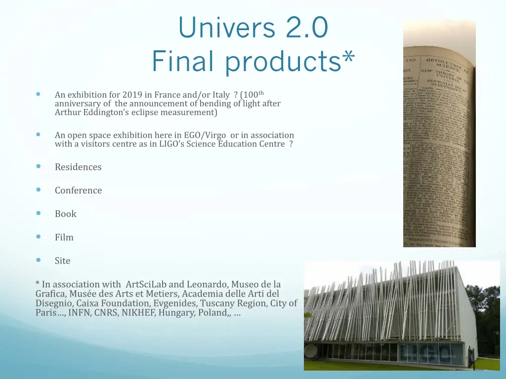 univers 2 0 final products