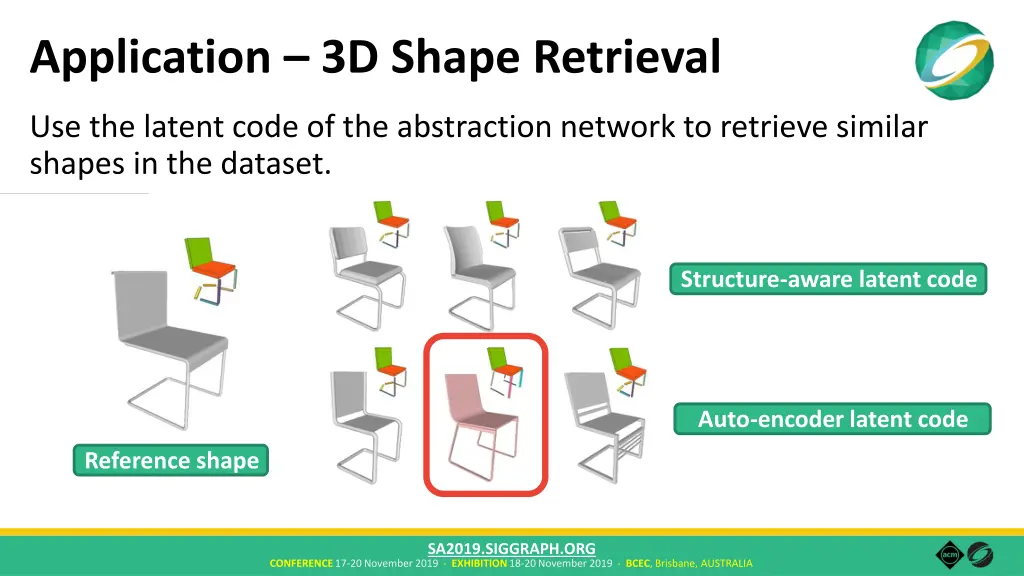 application 3d shape retrieval