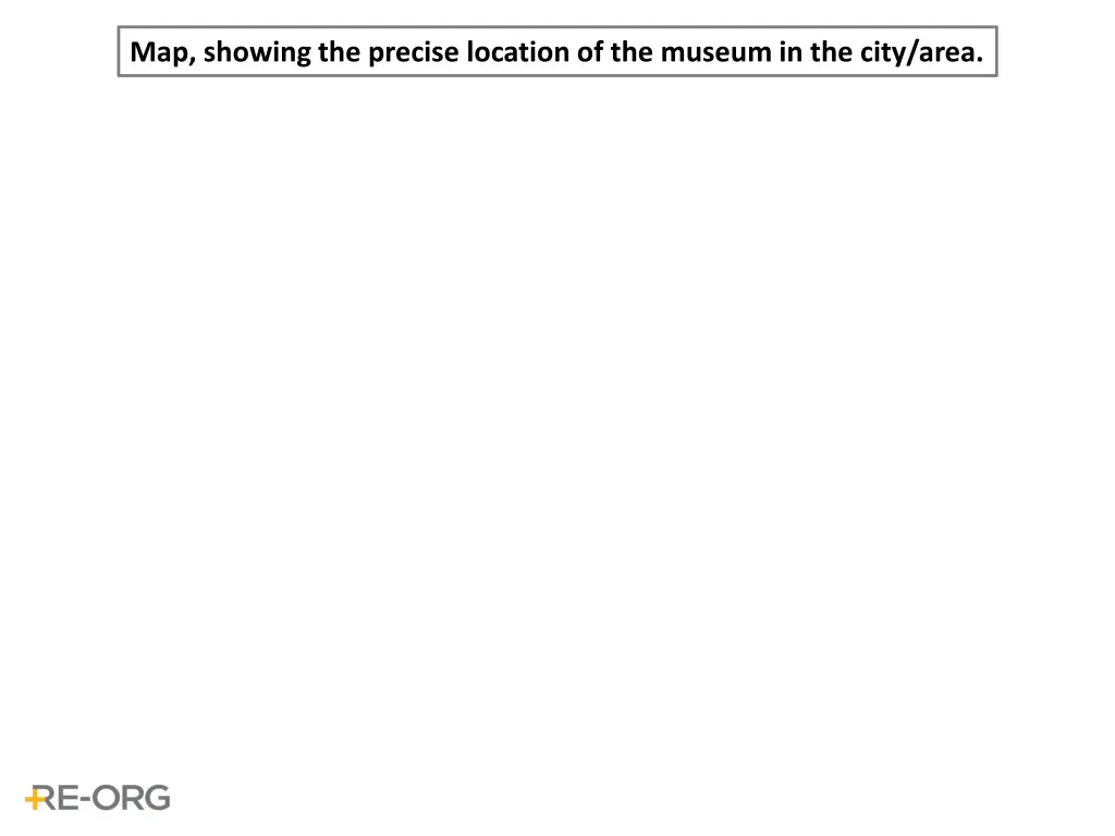 map showing the precise location of the museum