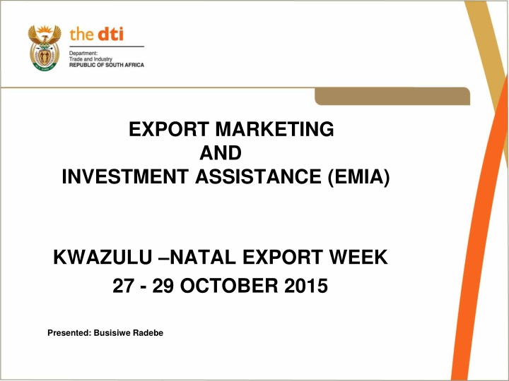 export marketing and investment assistance emia