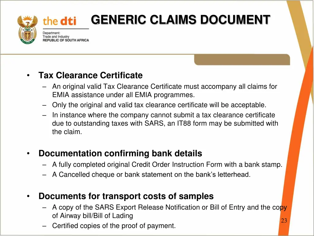 generic claims document 2