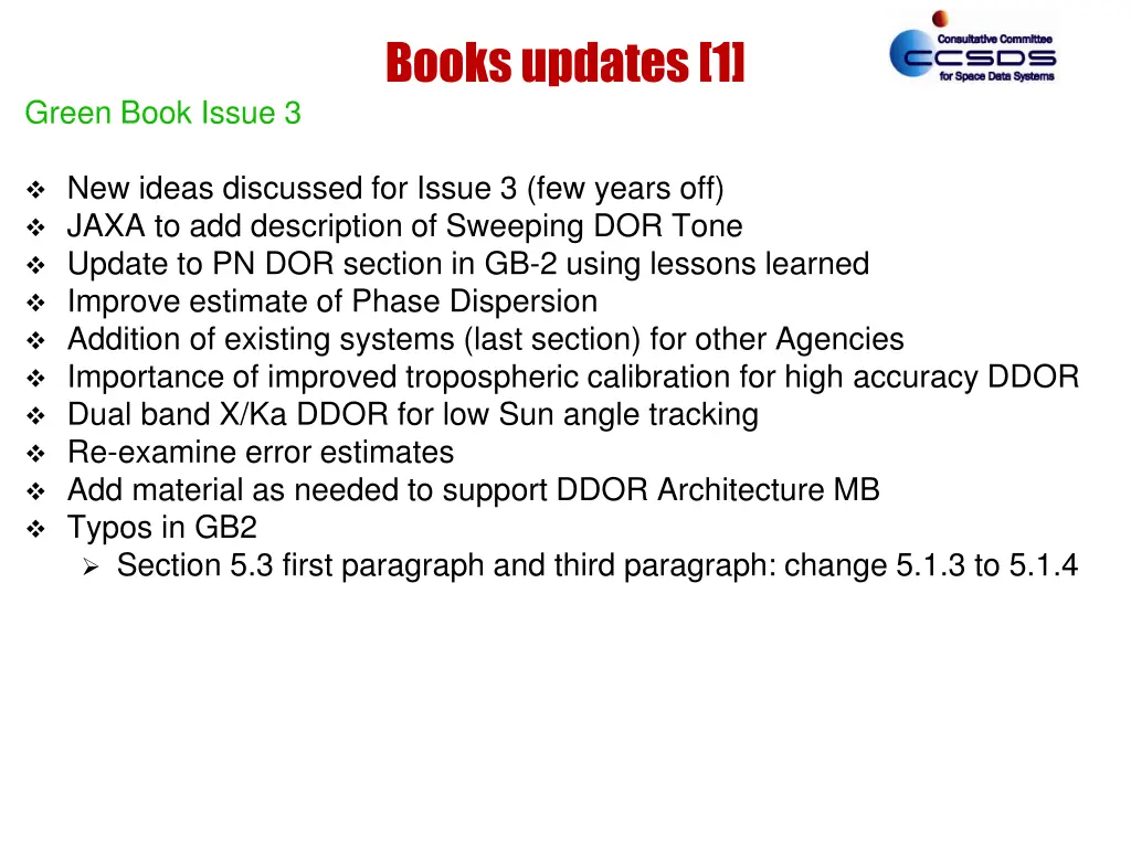 books updates 1