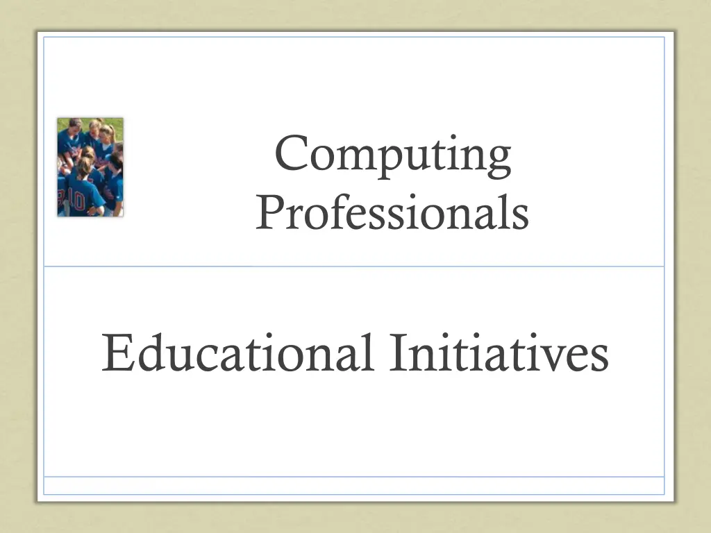 computing professionals