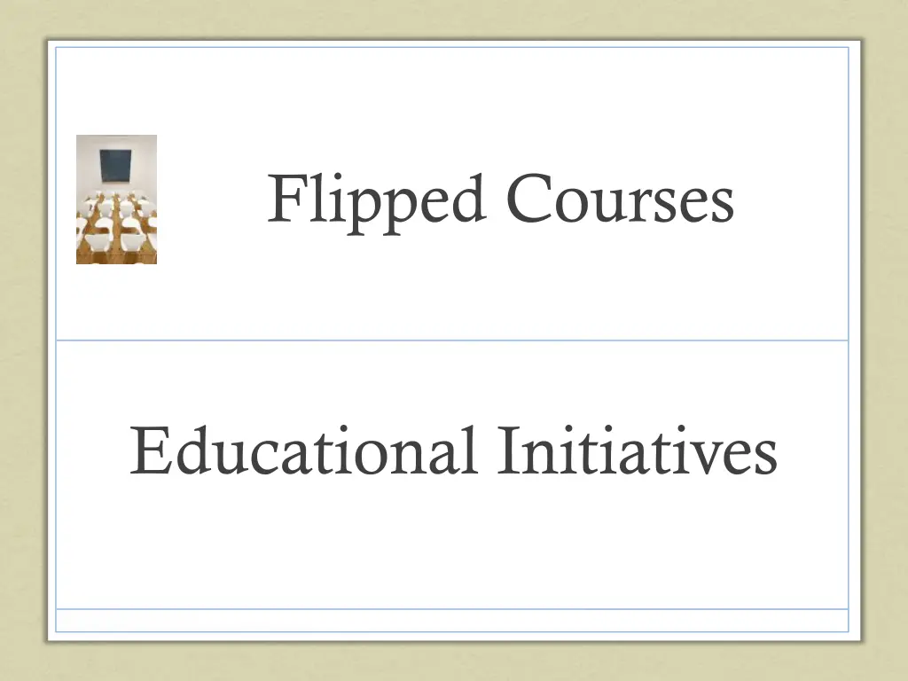 flipped courses